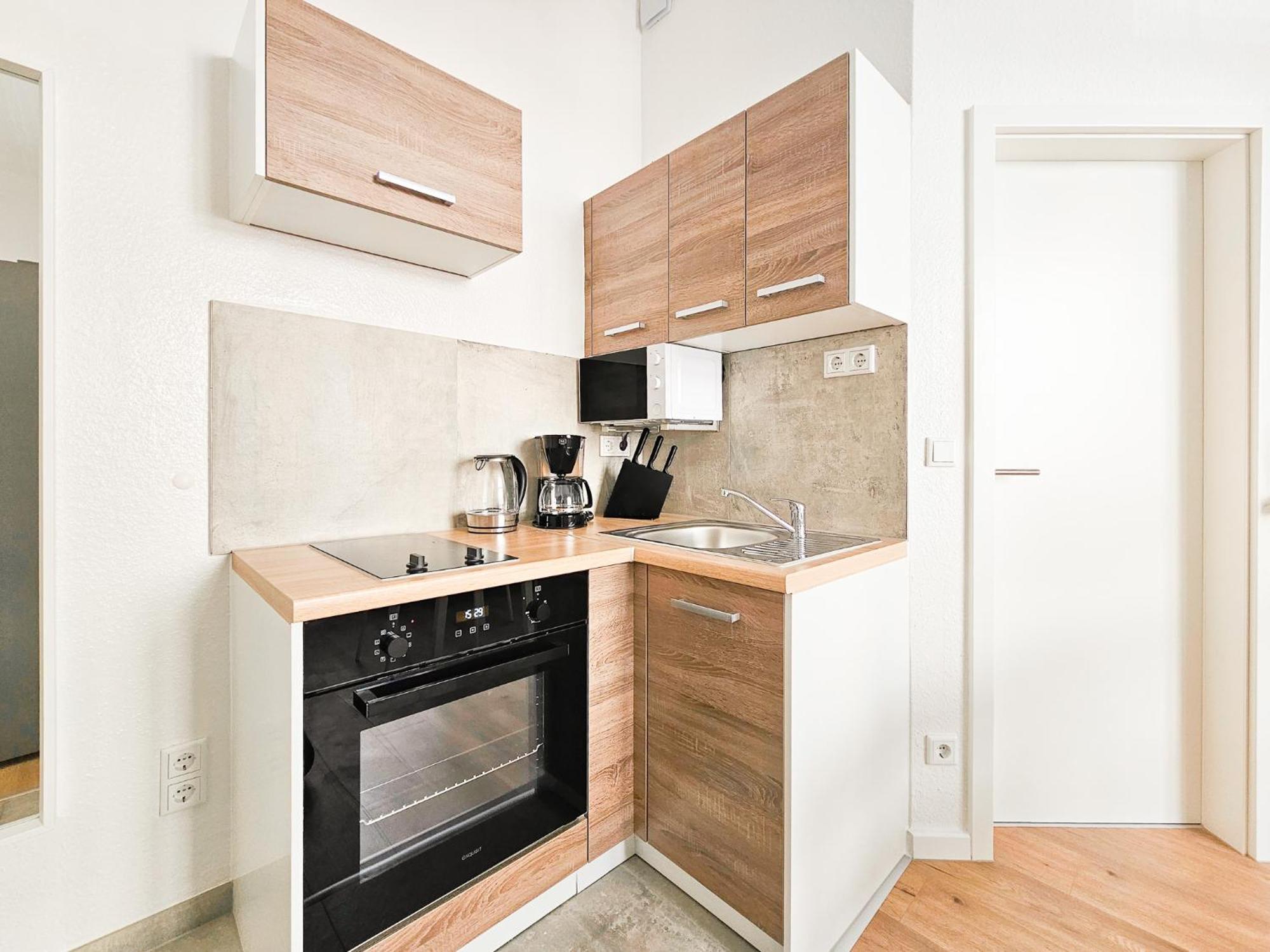 Raj Living - Studio Wohnungen - 15 Min Zur Messe Dus Düsseldorf Exterior foto